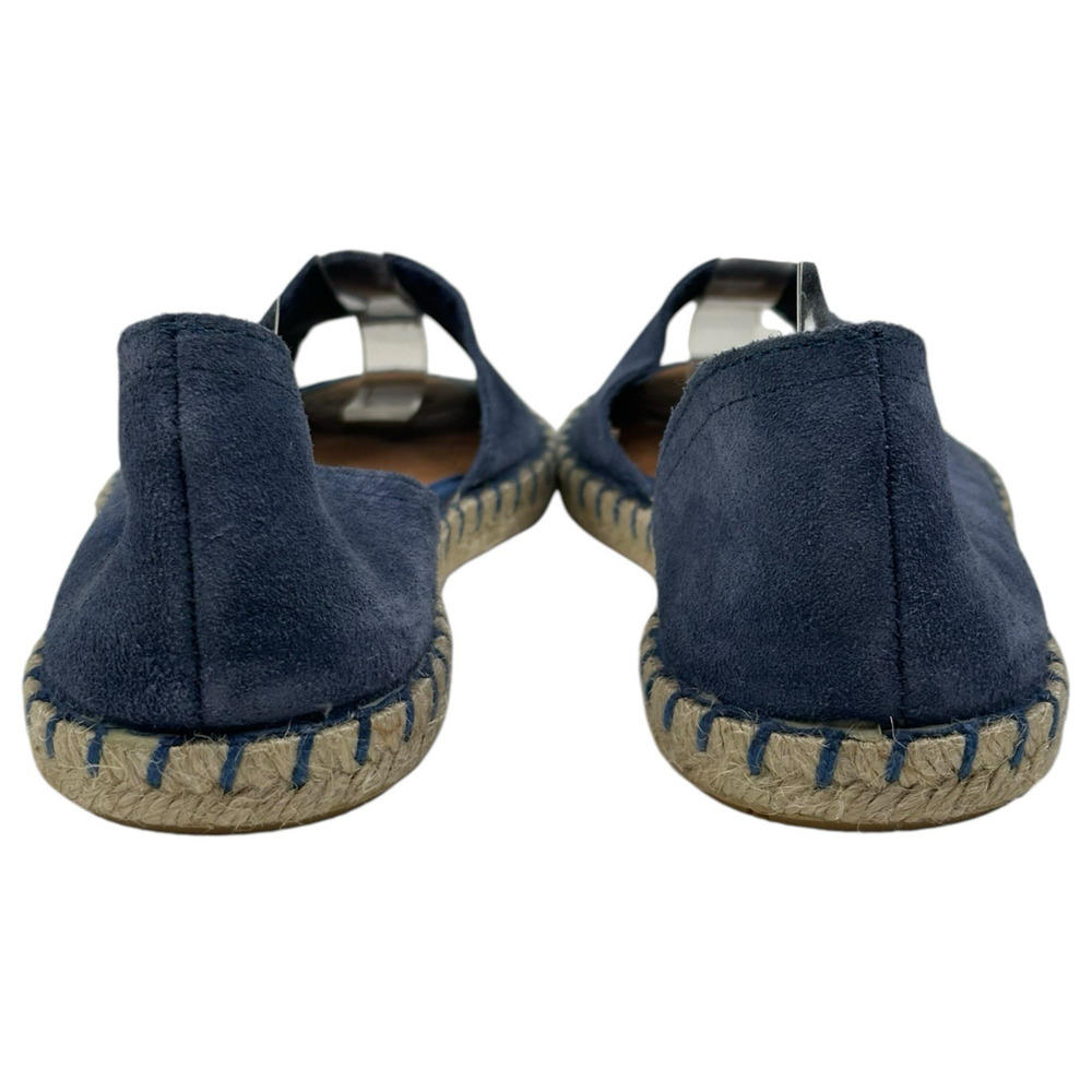 Miz Mooz Cruze Blue Suede Slip On Espadrille Flats Womens US 7.5-8 EU 38 New $90 - Picture 3 of 8